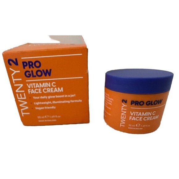 Twenty2 Pro Glow Vitamin C Face Cream NEW Vegan 50 Ml - Picture 1 of 4